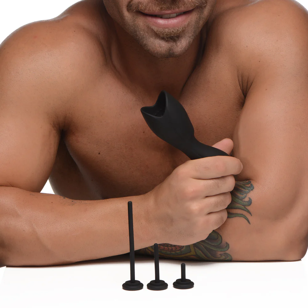 10X Vibrating Penis Head Teaser With Urethral Sounds - Image 9