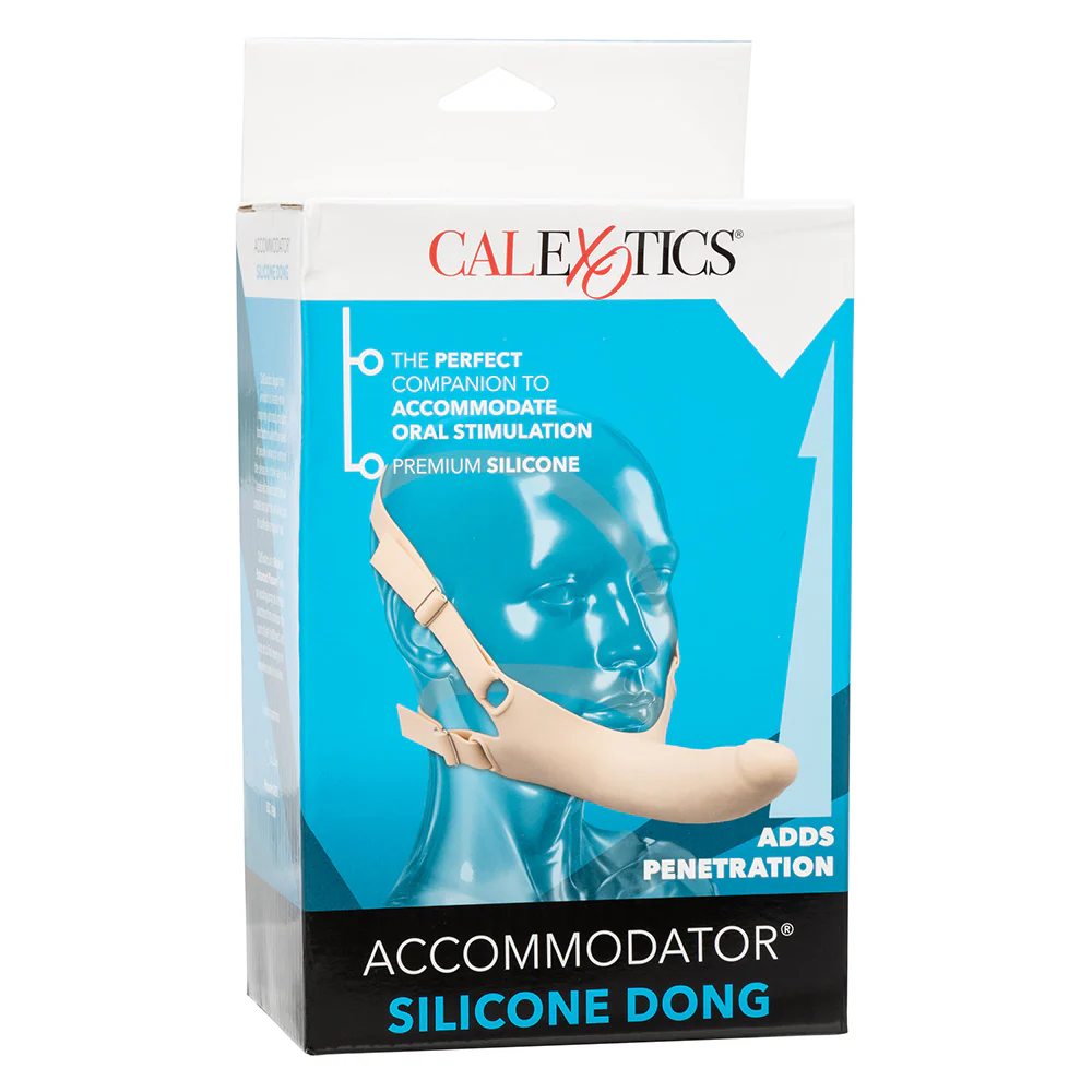 Accommodator Silicone Dong Strap-On Facial Dildo - Image 6