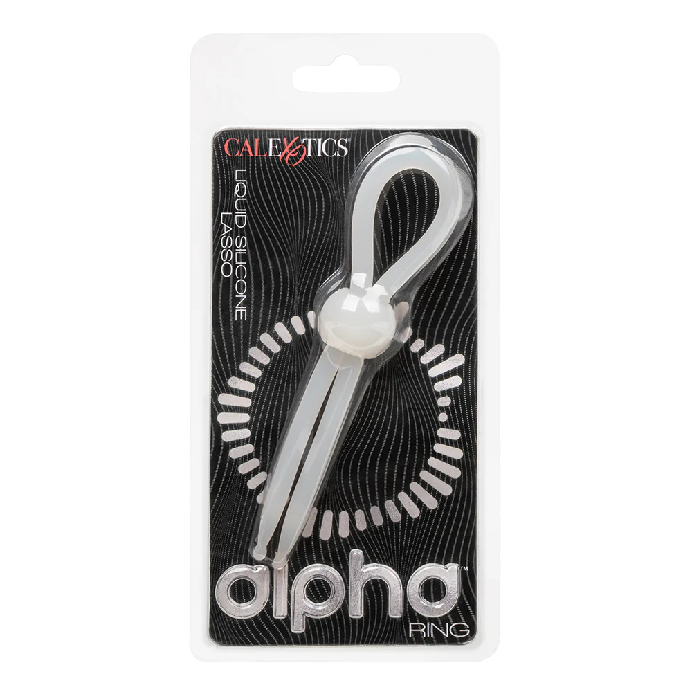 Alpha Liquid Silicone Lasso Cock Ring - Image 6