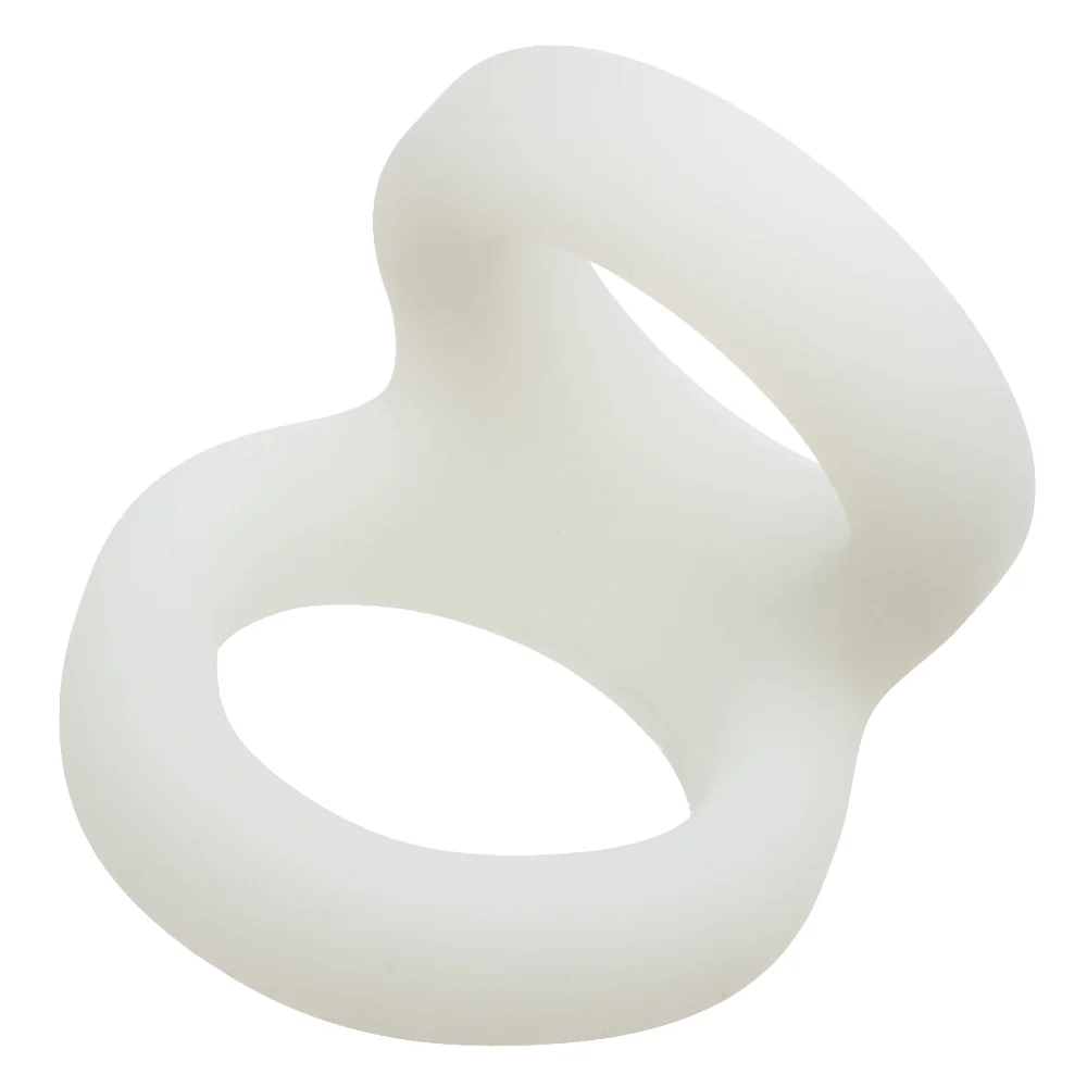 Alpha Liquid Silicone Snug Tugger Cock & Ball Ring - Image 5