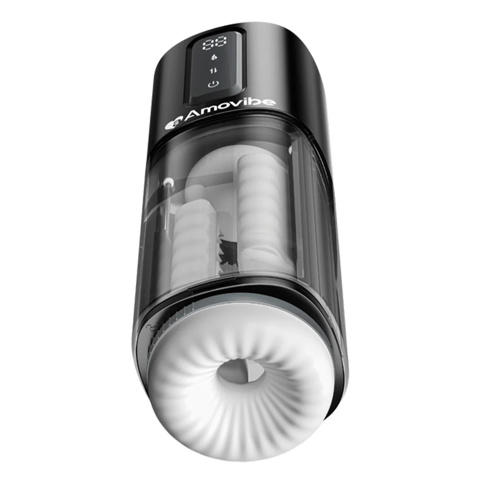 Amovibe Coco Automatic Masturbator With Rubbing, Vibration & Heating - Image 3