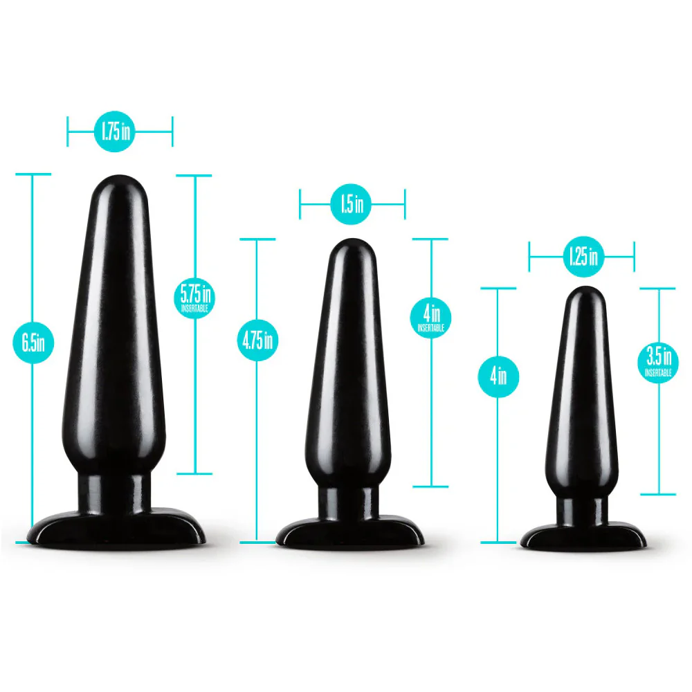 Anal Adventures Basic PVC Butt Plug Training Kit - Image 3