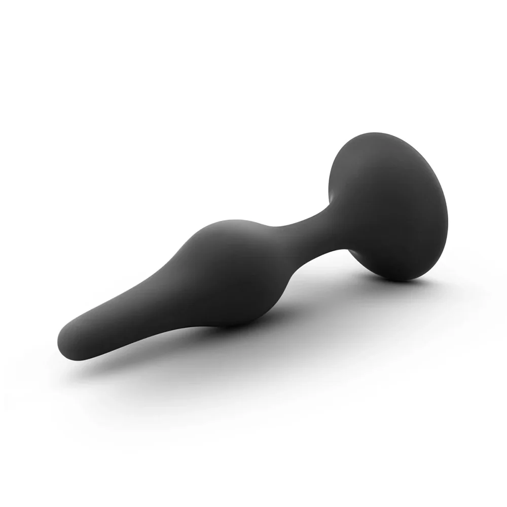 Anal Adventures Platinum Silicone Beginner's Plug - Small - Image 2