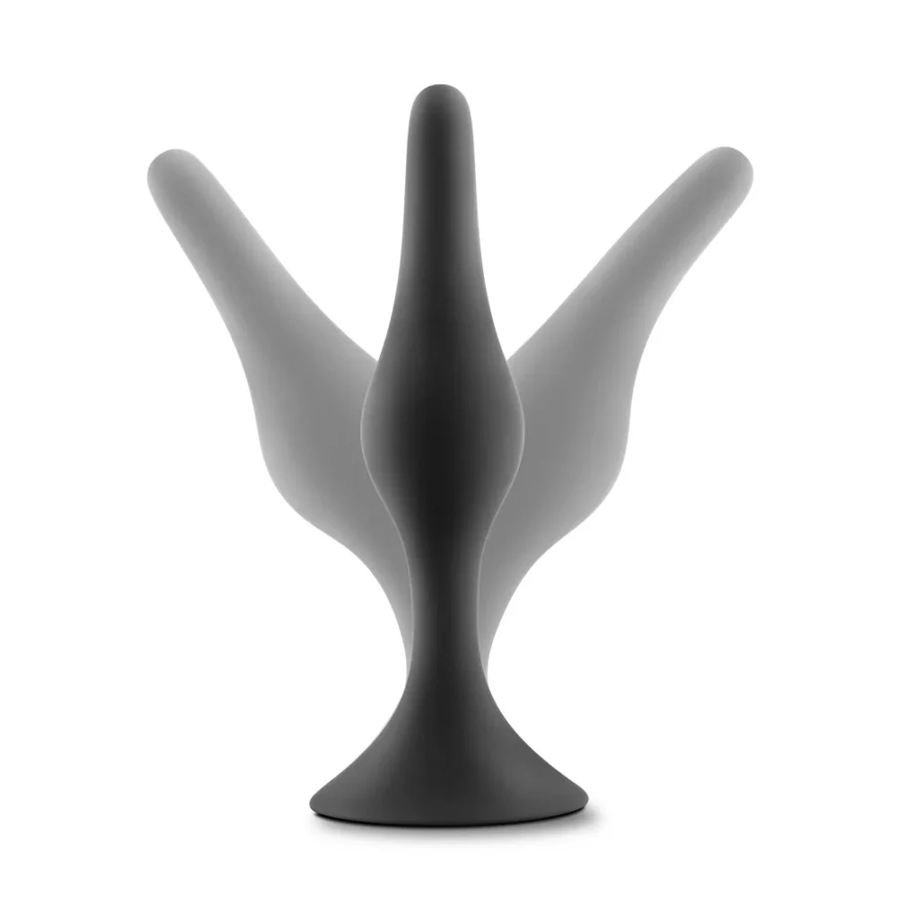 Anal Adventures Platinum Silicone Beginner's Plug - Small - Image 3