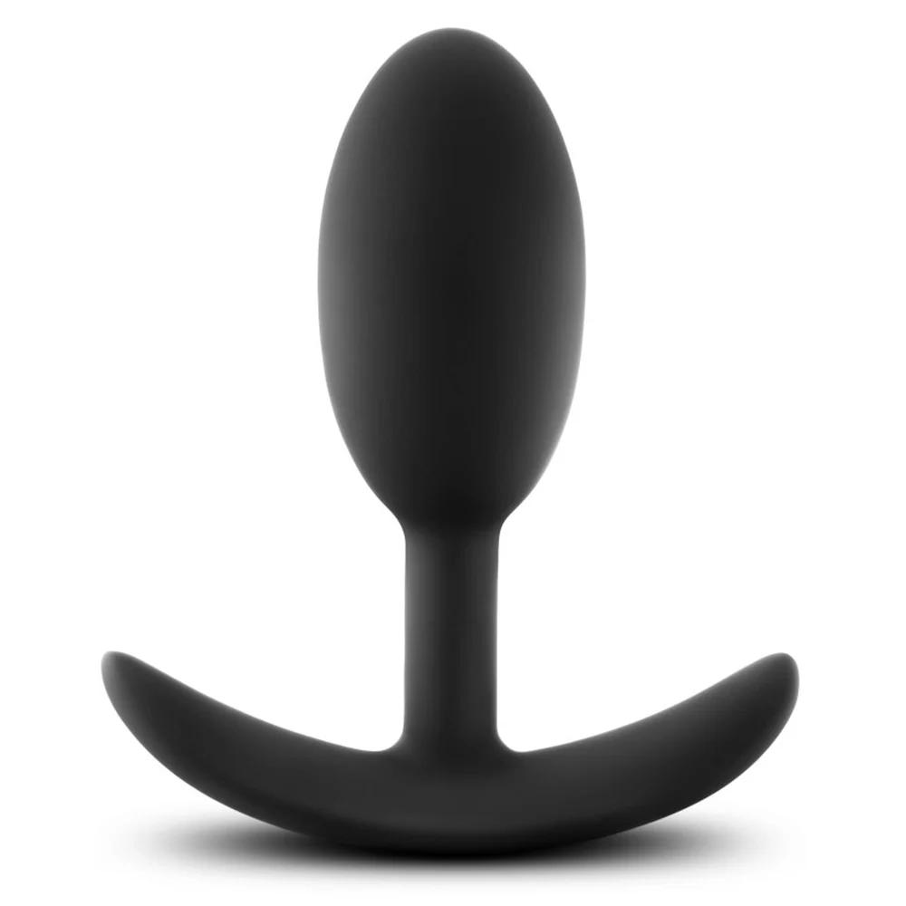 Anal Adventures Vibra Slim Plug With Rolling Weight - Medium
