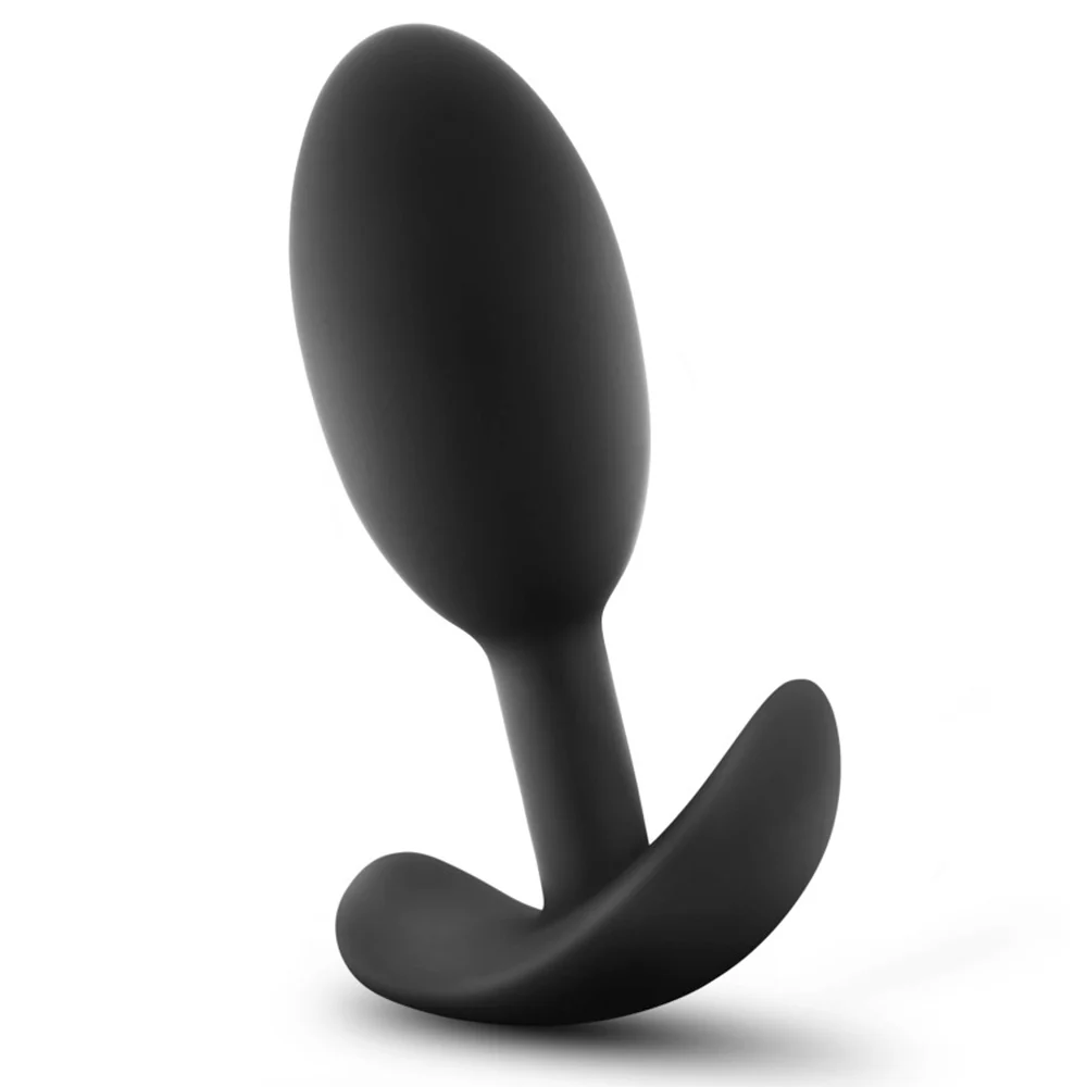 Anal Adventures Vibra Slim Plug With Rolling Weight - Medium - Image 2