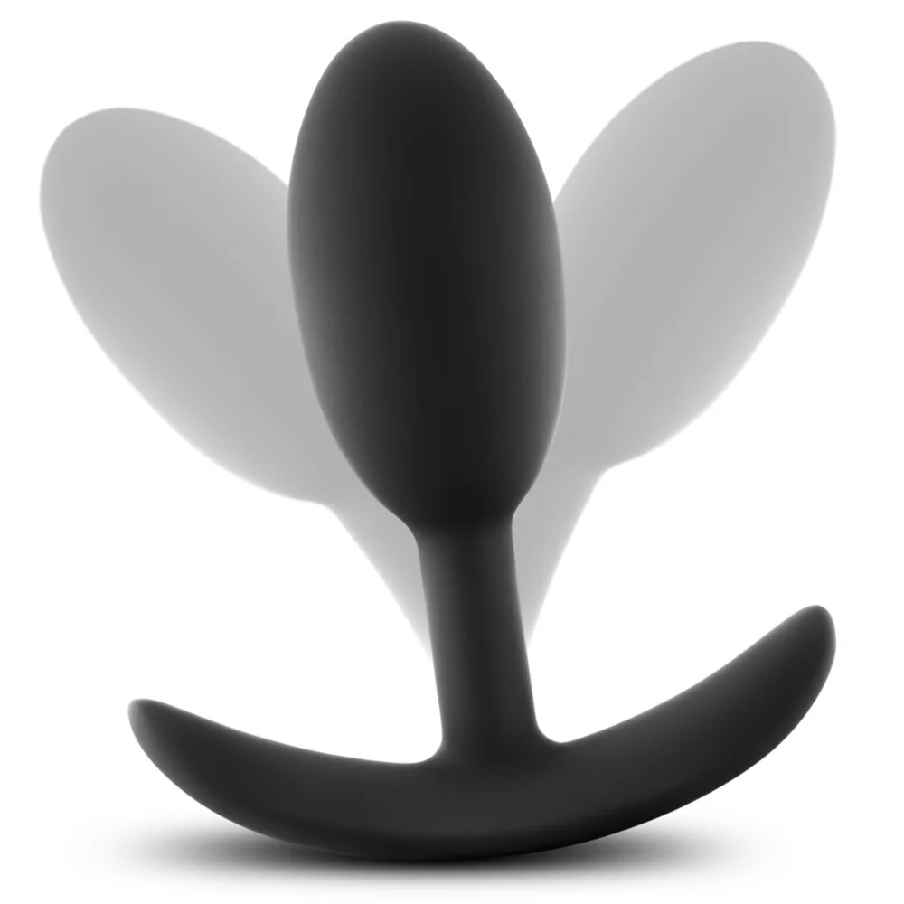Anal Adventures Vibra Slim Plug With Rolling Weight - Medium - Image 4