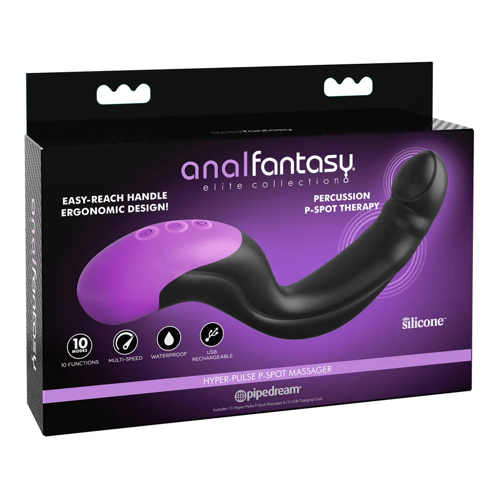 Anal Fantasy Elite Collection Hyper-Pulse P-Spot Percussion Massager - Image 4