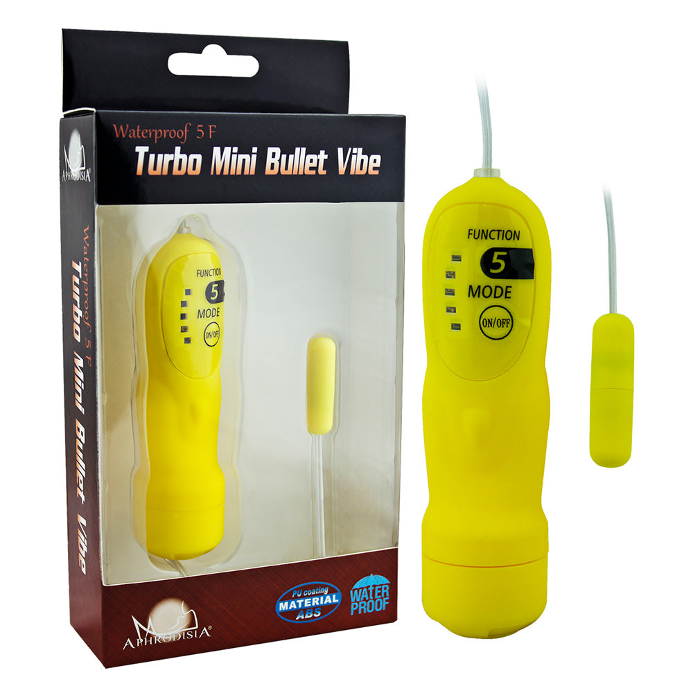 Aphrodisia Turbo Mini Bullet Vibrator & Corded Remote - Image 2