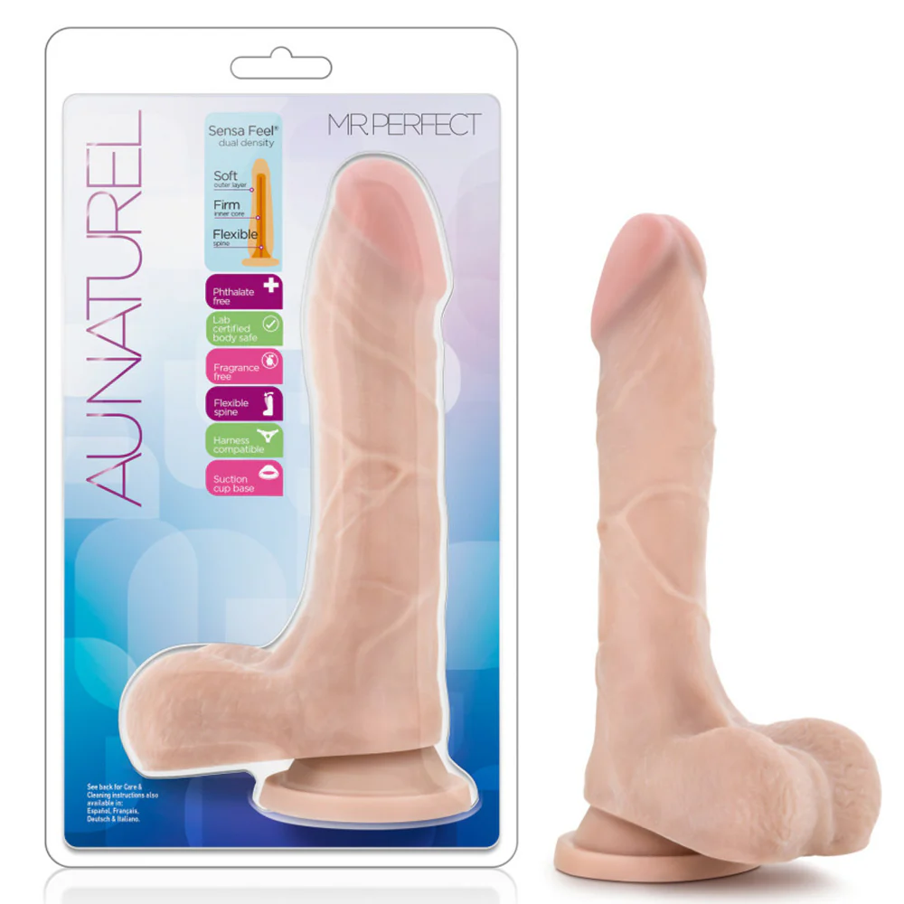 Au Naturel Mr. Perfect Realistic Dual-Density Dildo - Image 7