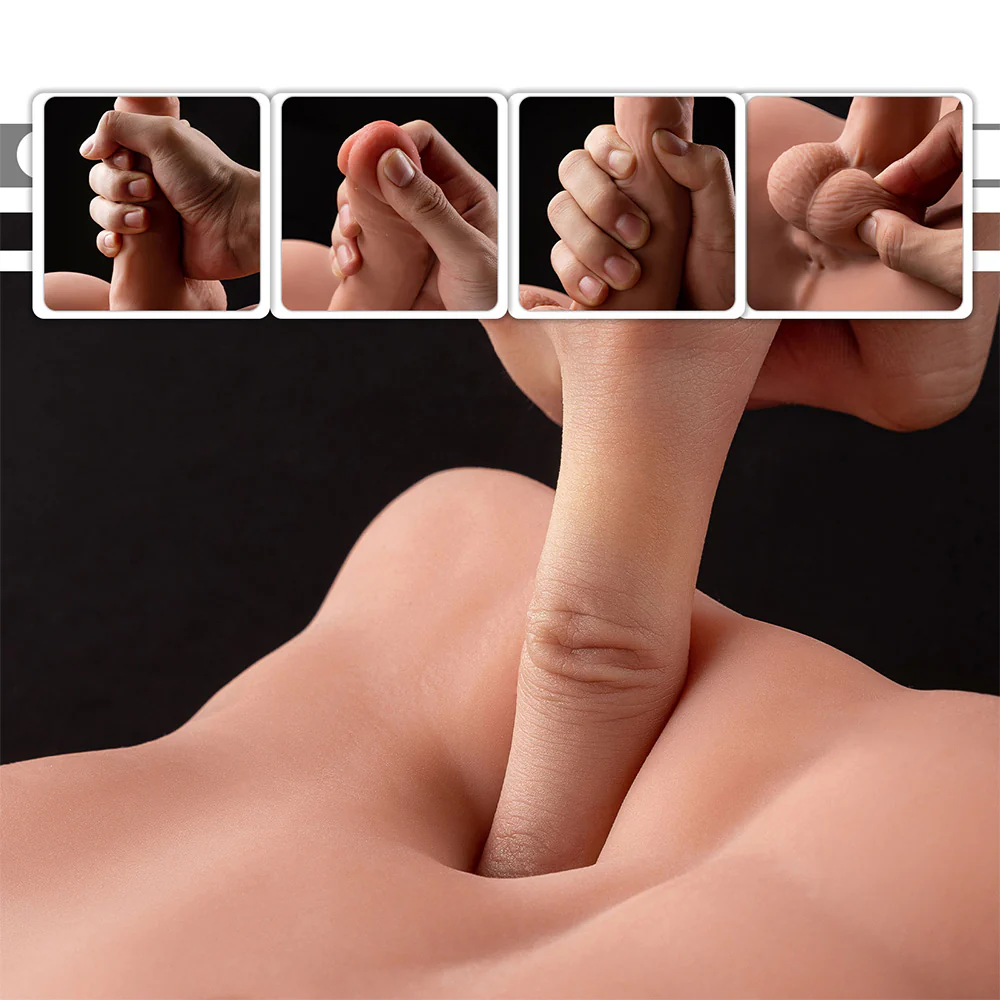 Bartlett Realistic Male Sex Doll With Thrusting Vibrating Dildo & Anus - Image 6