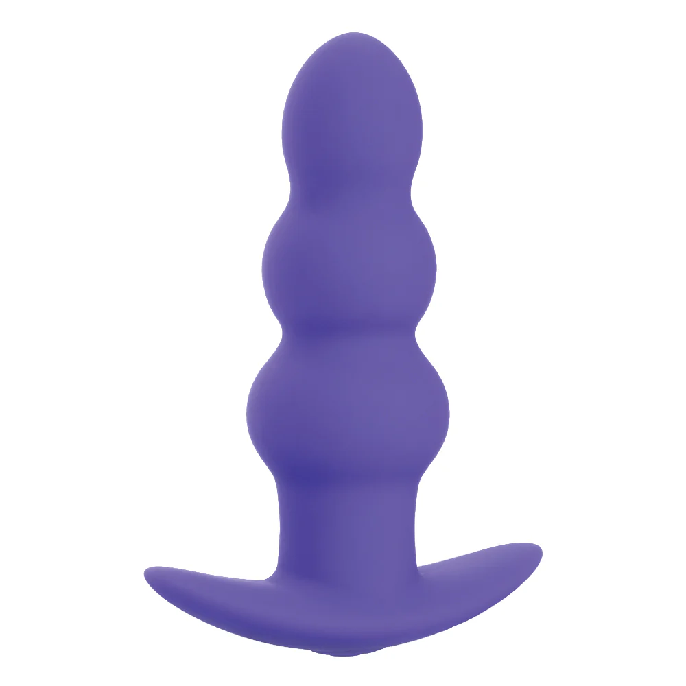 Basic Essentials Rechargeable Vibrating Beaded Anal Probe