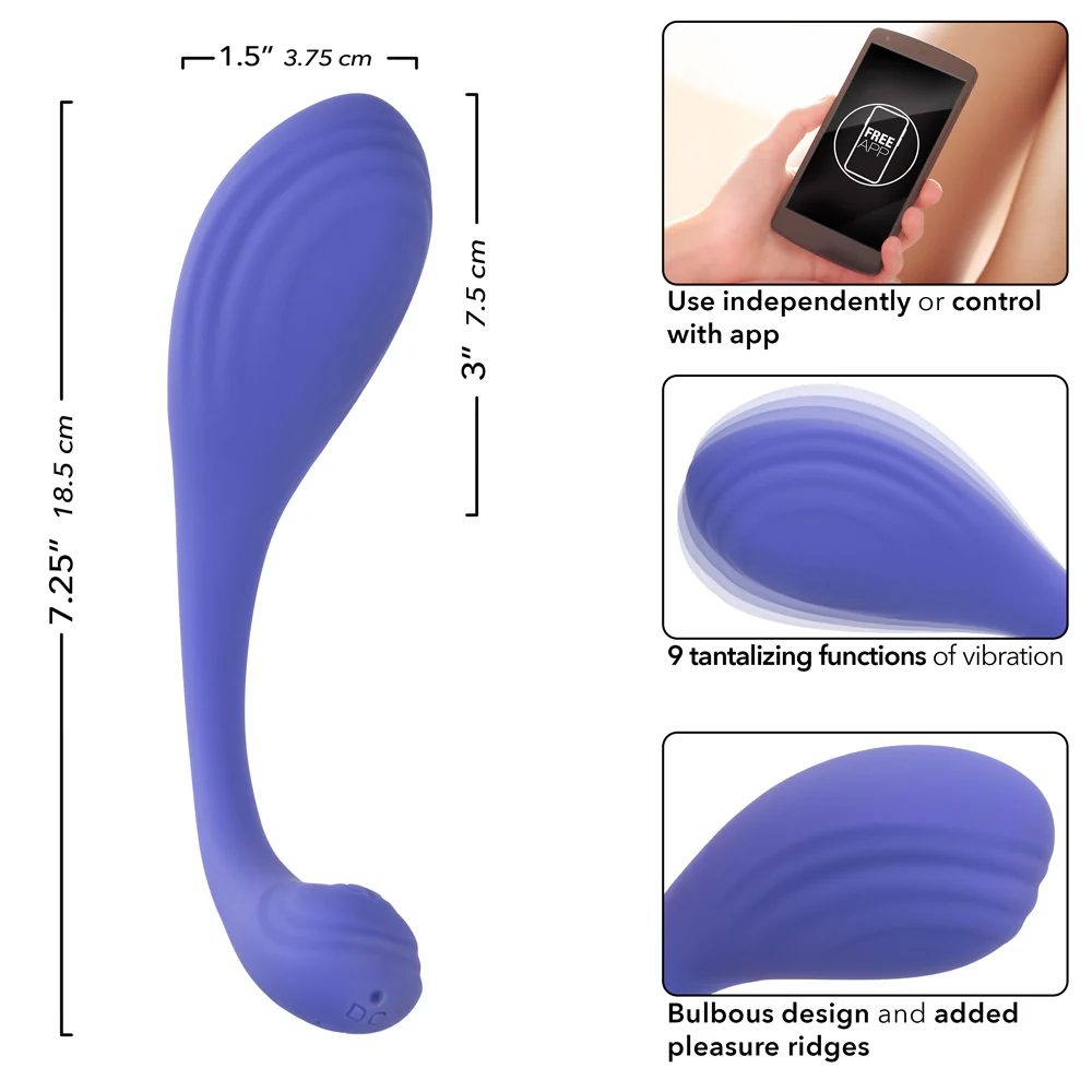 CalExotics Connect App-Compatible Vibrating Kegel Exerciser - Image 7