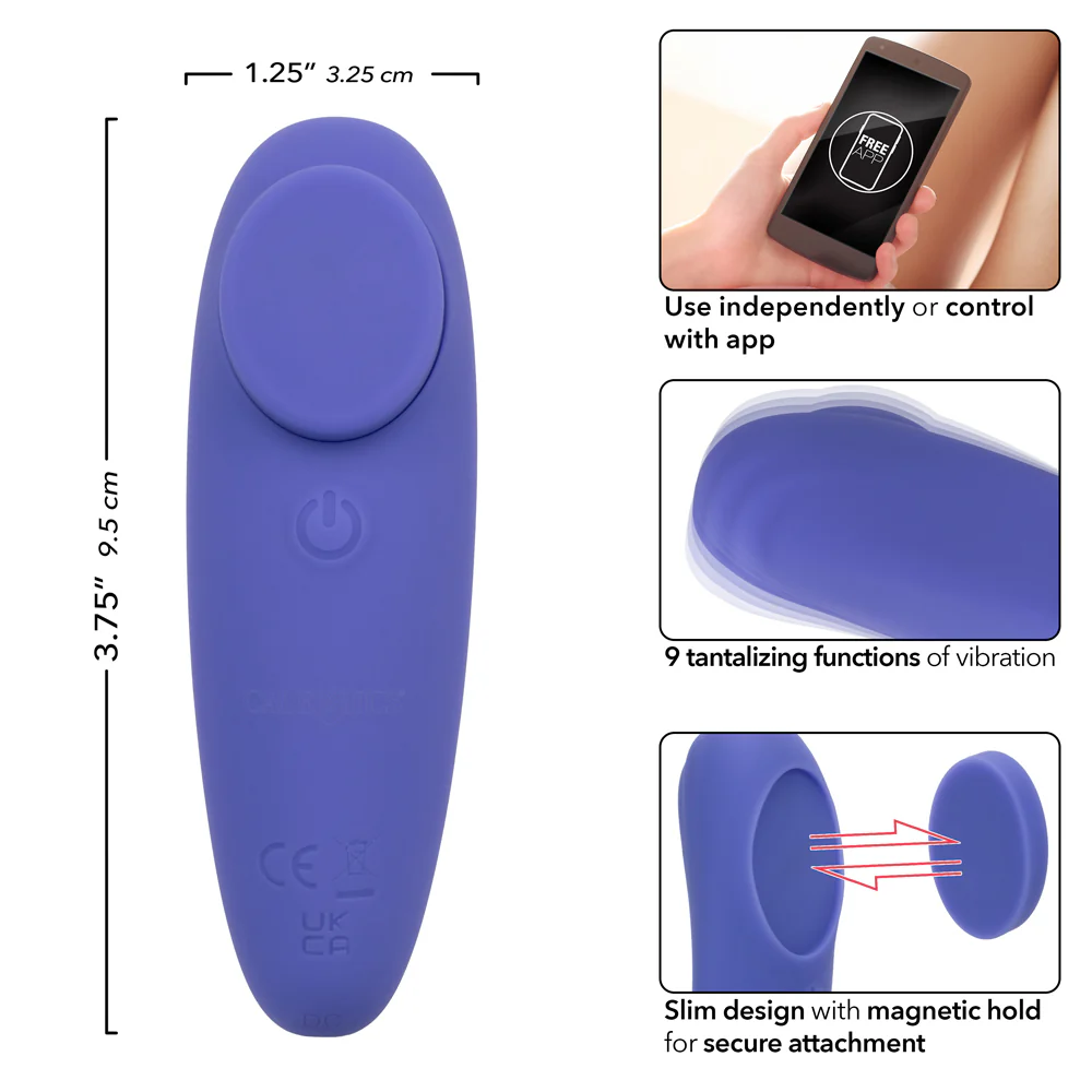 CalExotics Connect App-Compatible Vibrating Panty Teaser - Image 8