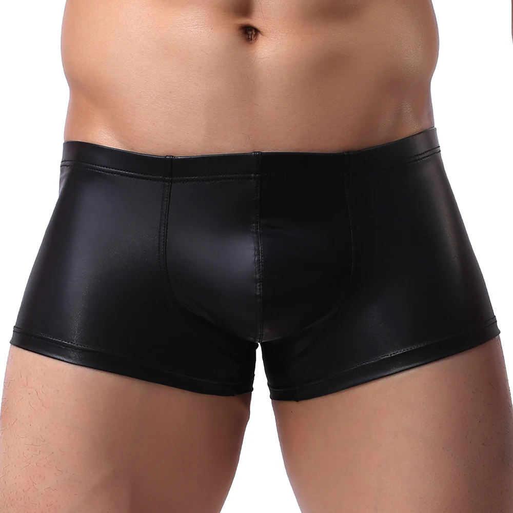 Cerise Matte Wet Look Boxers
