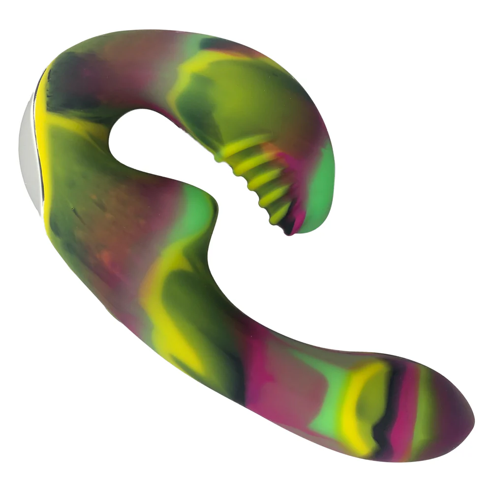 Colourful Camo Tandem - Remote Control Strapless Strap-On - Image 3