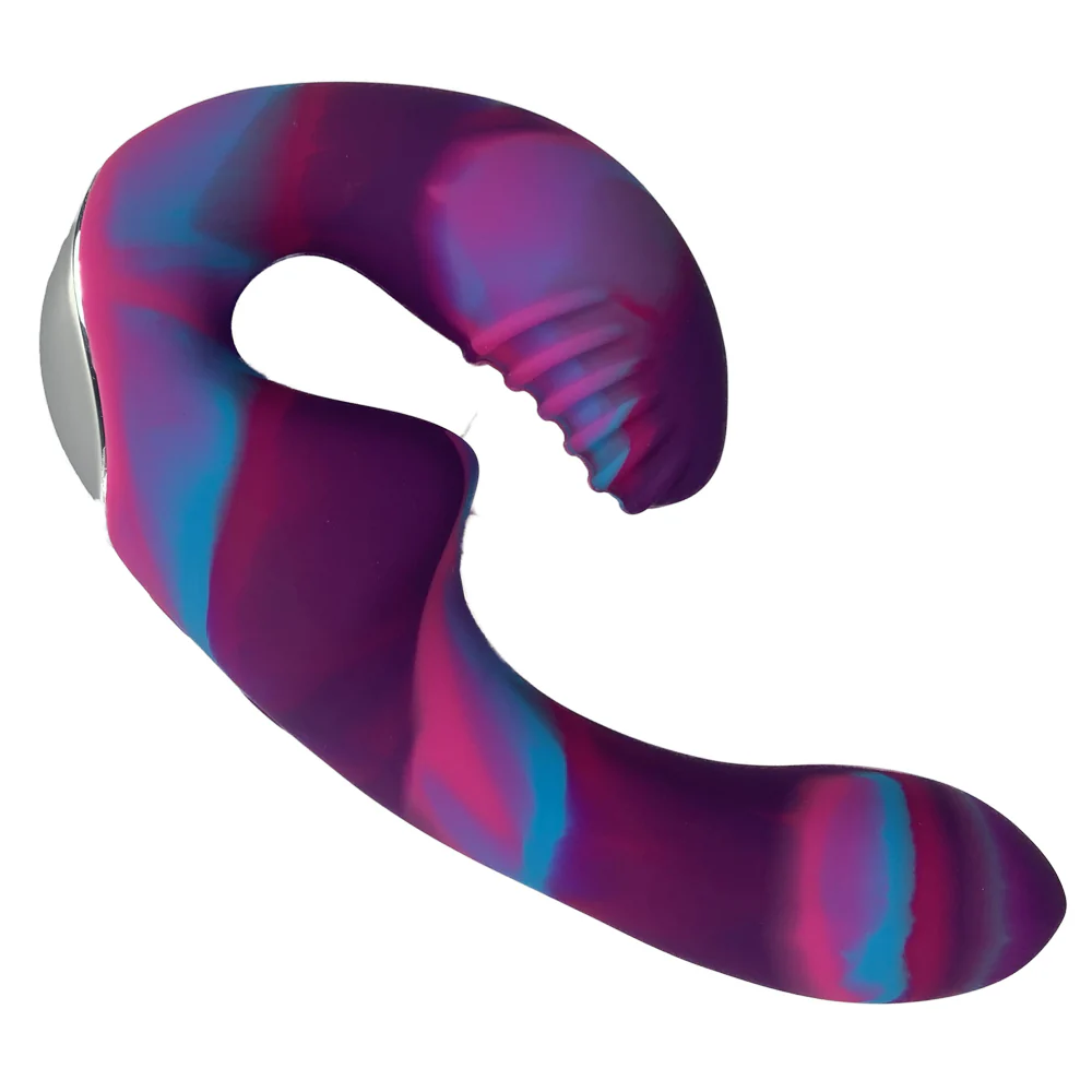 Colourful Camo Tandem - Remote Control Strapless Strap-On - Image 5