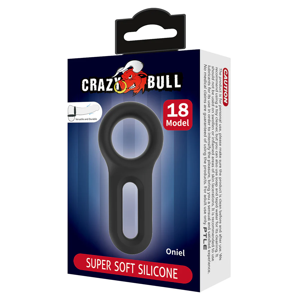 Crazy Bull Oniel Silicone Cock & Ball Ring (Model 18) - Image 5