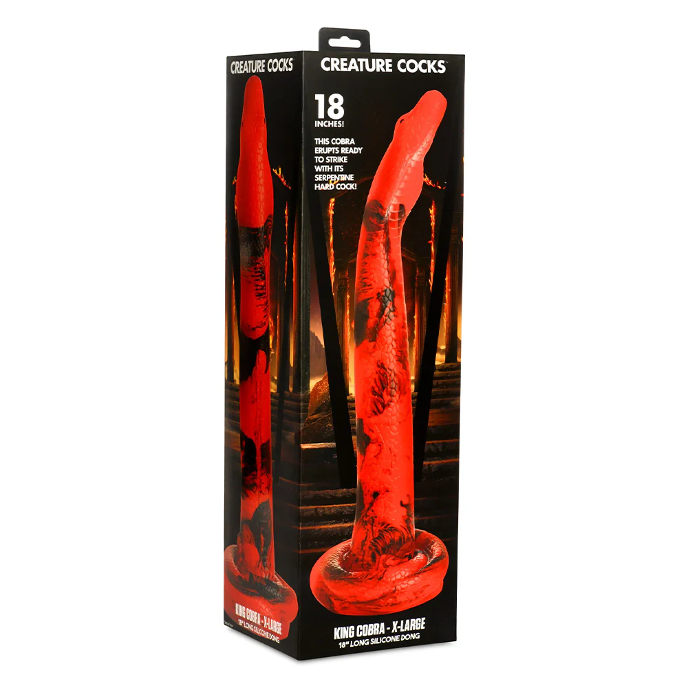 Creature Cocks King Cobra X-Large 18" Silicone Monster Dildo - Image 4