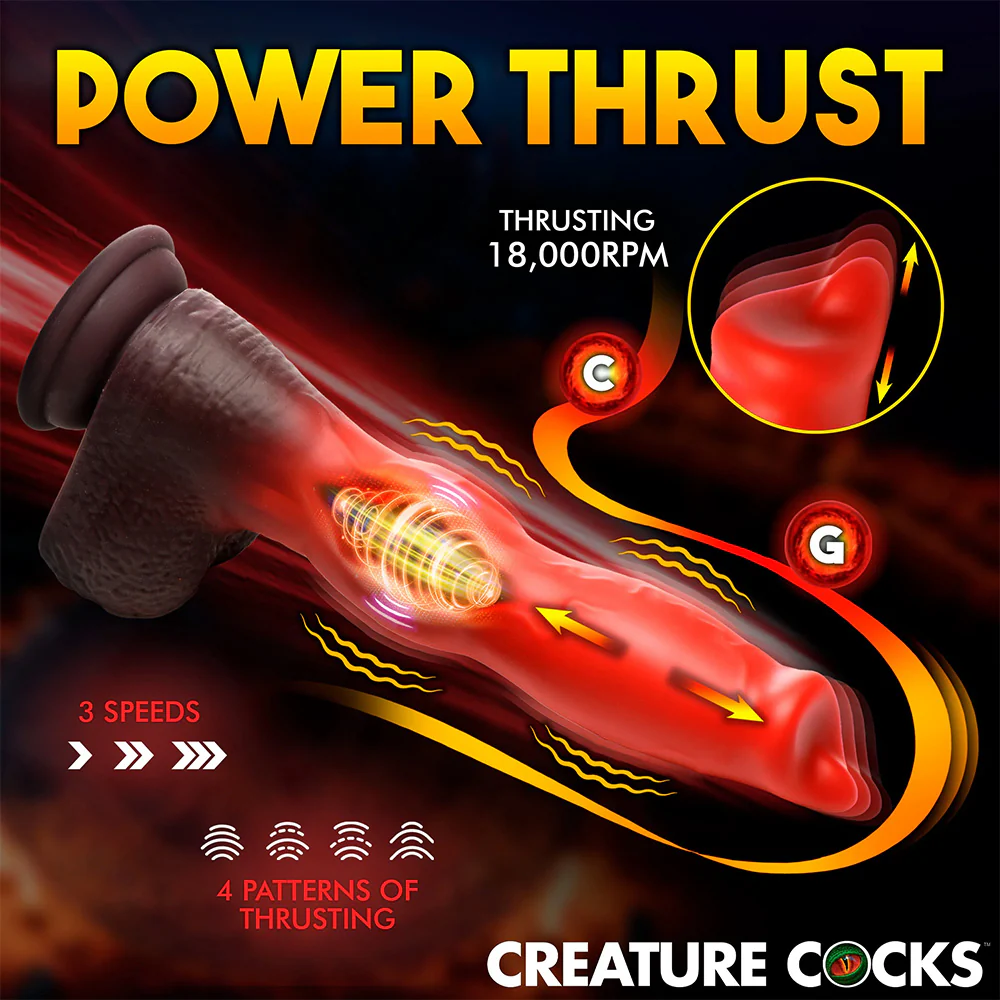 Creature Cocks Ramming Hound Thrusting Vibrating Canine Dildo - Image 4