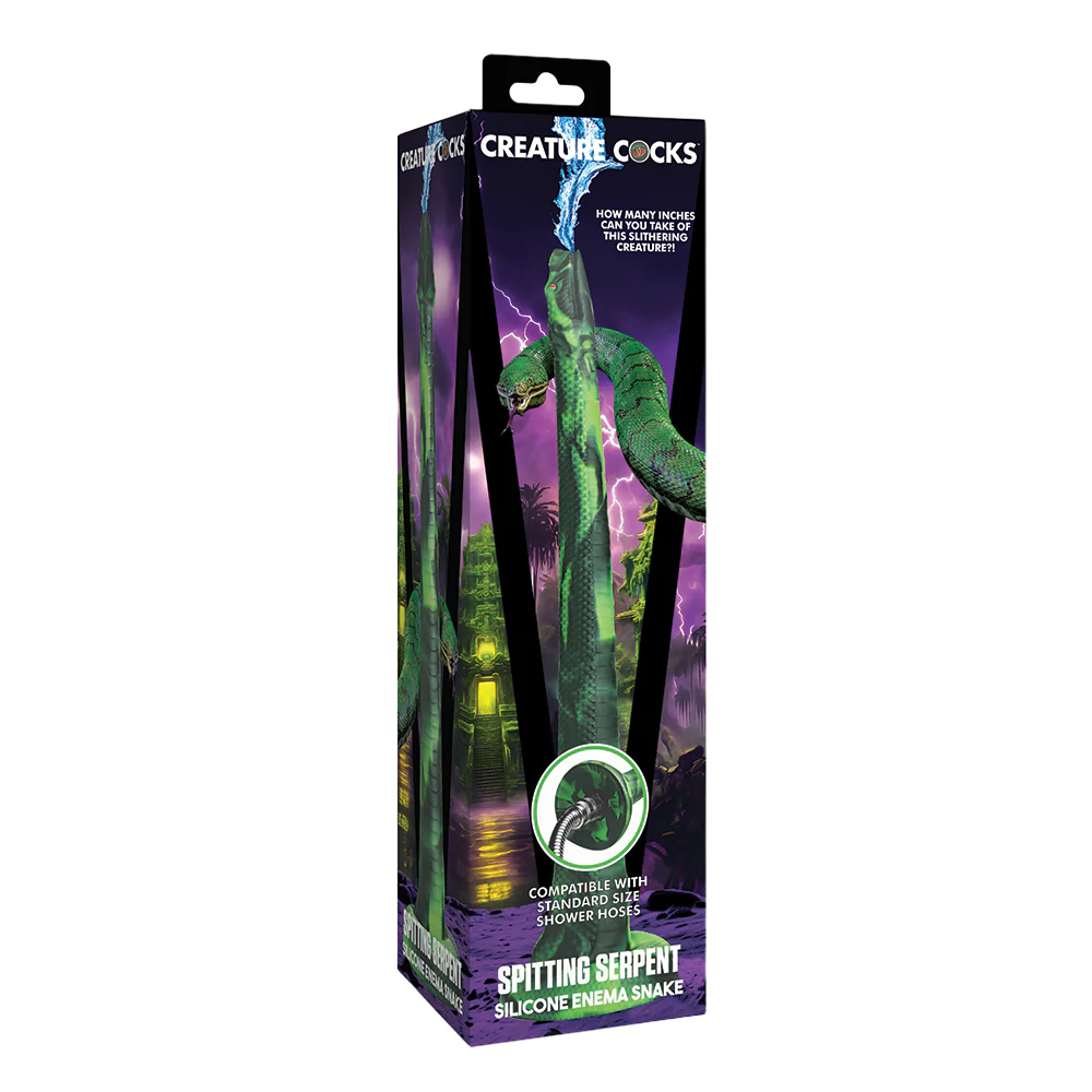 Creature Cocks Spitting Serpent Silicone Enema Snake - Image 8