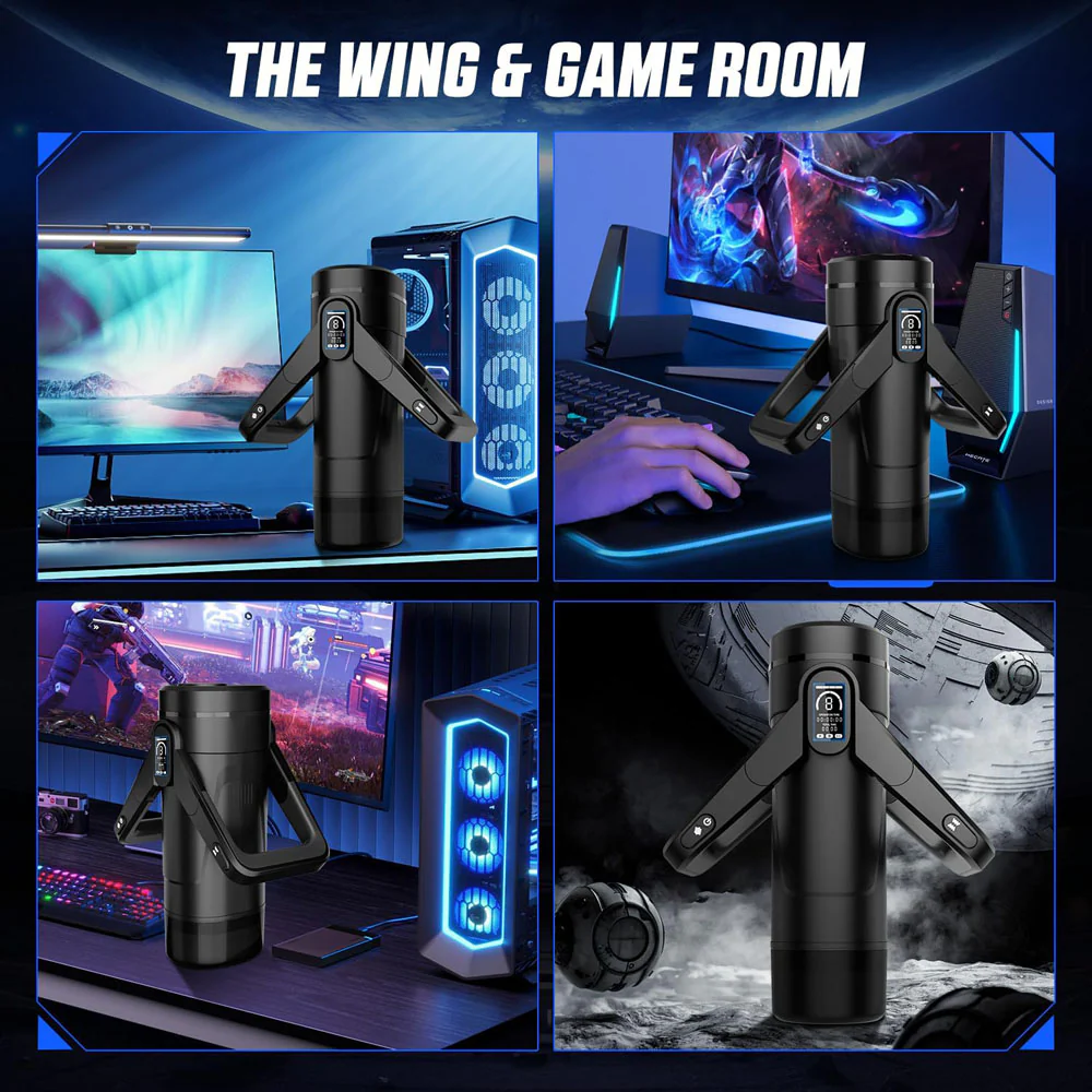 CyberSkin The Wing Vibrating Stroking Automatic Male Masturbator - Image 5