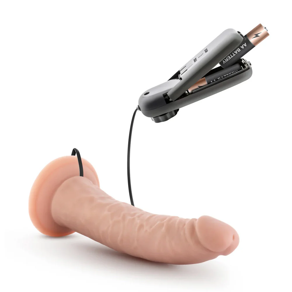 Dr. Skin Dr. Dave Realistic 7" Vibrating PVC Dildo - Image 3