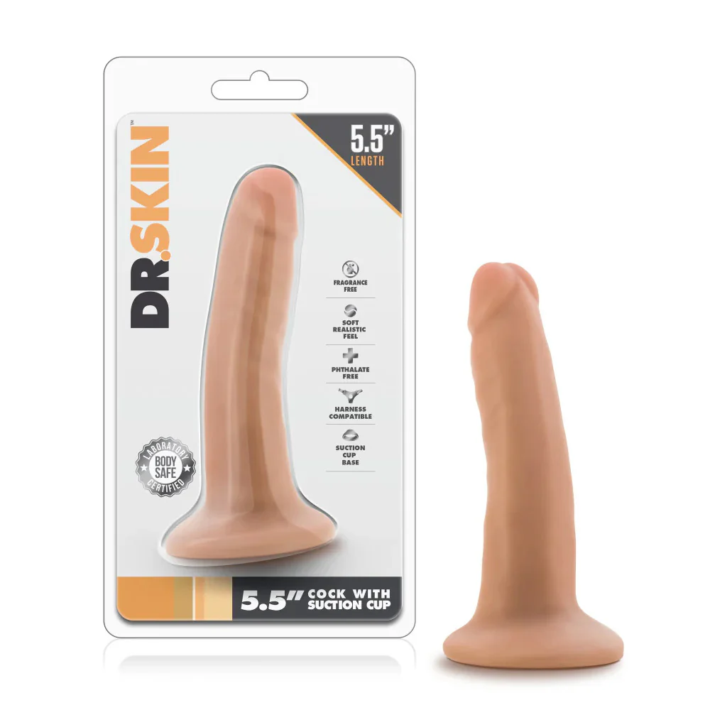 Dr. Skin Realistic 5.5" PVC Dildo With Suction Cup - Image 6