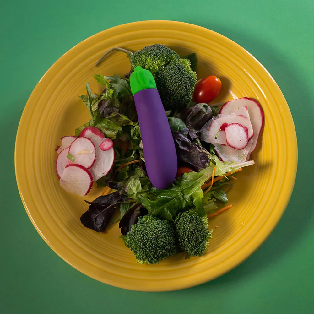 Emojibator Eggplant Emoji Silicone Mini Vibrator - Image 6