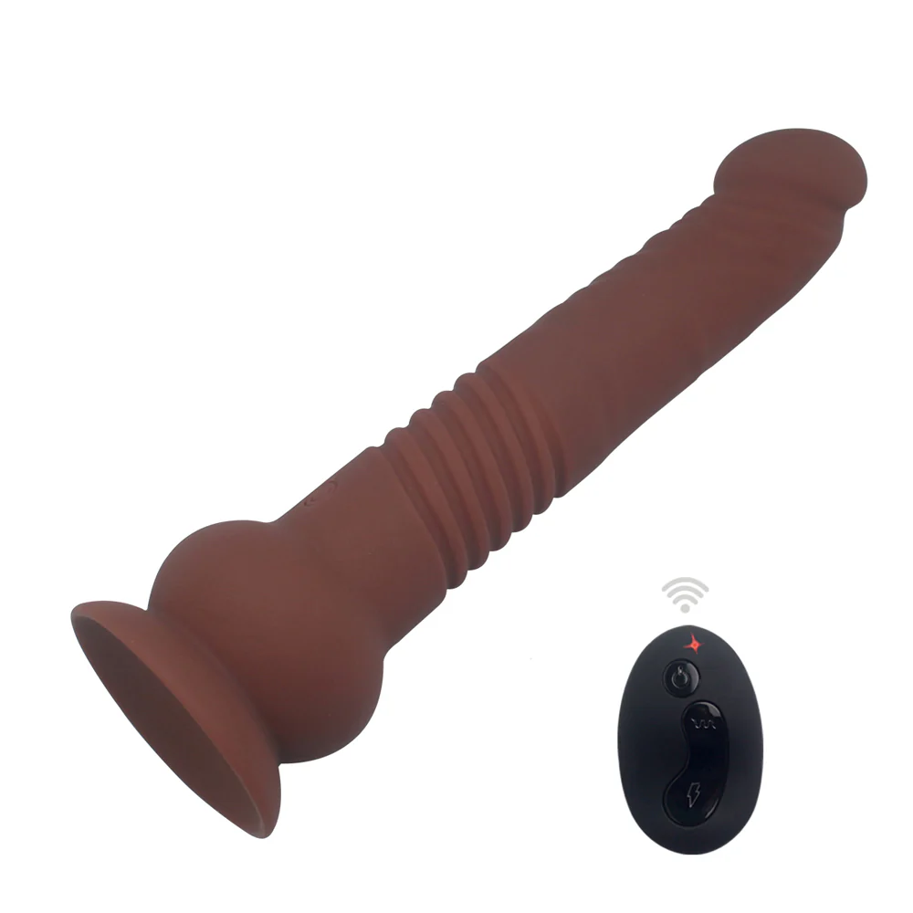 Escapade Commander 7" Thrusting & Rotating Silicone Dildo - Image 9