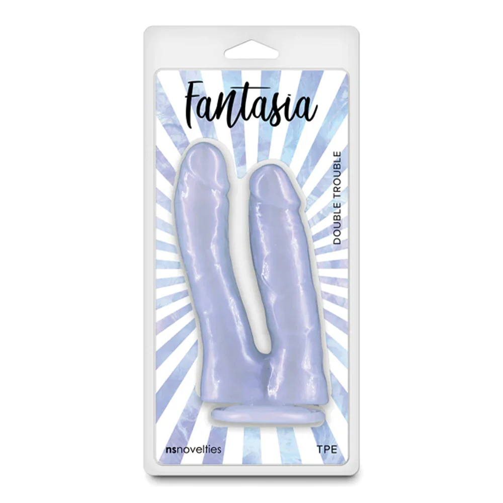 Fantasia Double Trouble DP Dildo With Suction Cup - Image 3