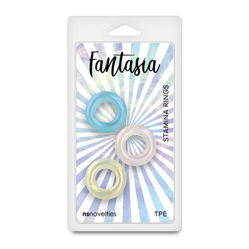 Fantasia Stamina Cock Rings 3-Pack - Image 3