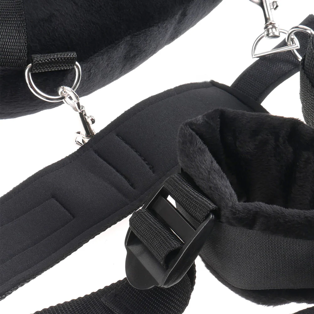 Fetish Fantasy Series Position Master Sling With Cuffs - Image 6