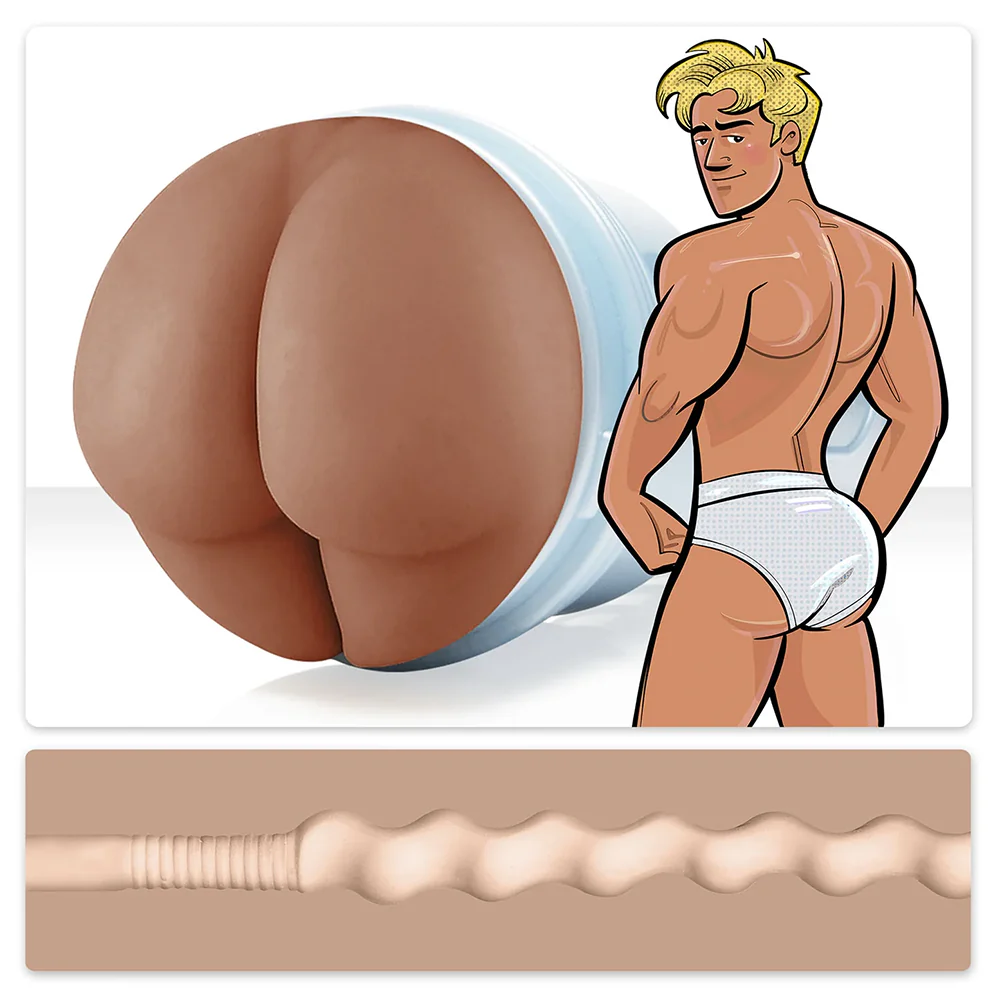 Fleshjack Fantasy Power Bottom Boy Squeeze Textured Anal Masturbator - Image 2