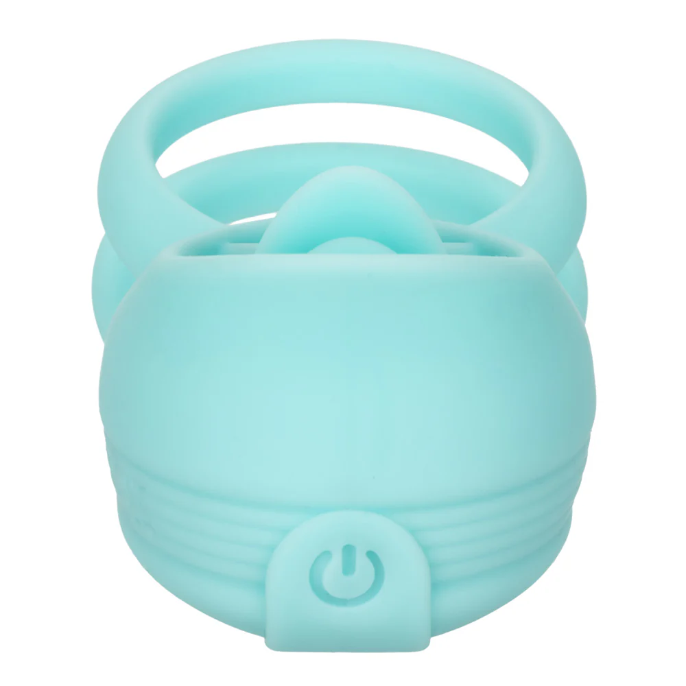 Flickering French Kiss Vibrating Clitoral Cock & Ball Ring - Image 5