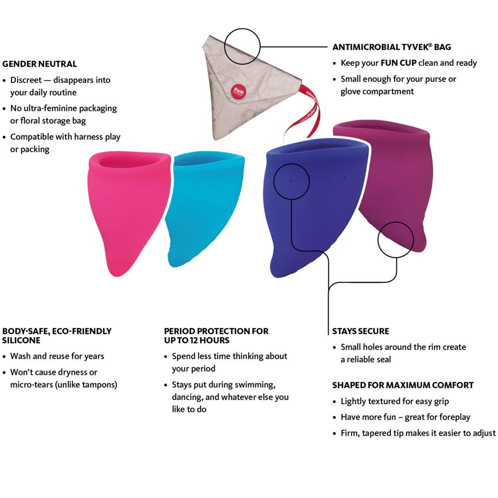 FUN FACTORY - FUN CUP MENSTRUAL CUPS - Image 6