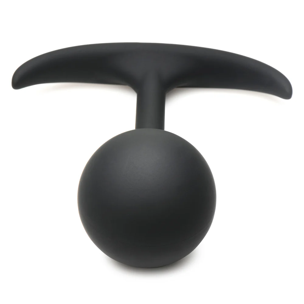 Heavy Hitters Weighted Round Comfort Anal Plug - Large - Image 3