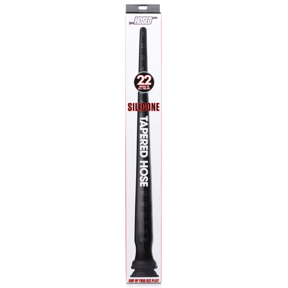 Hosed Silicone Tapered Anal Hose With Suction Cup - Image 13