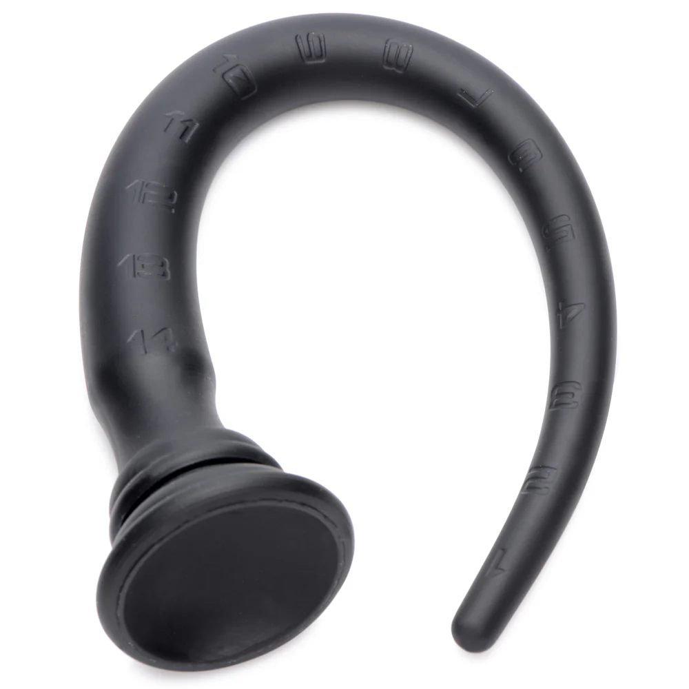 Hosed Silicone Tapered Anal Hose With Suction Cup - Image 2
