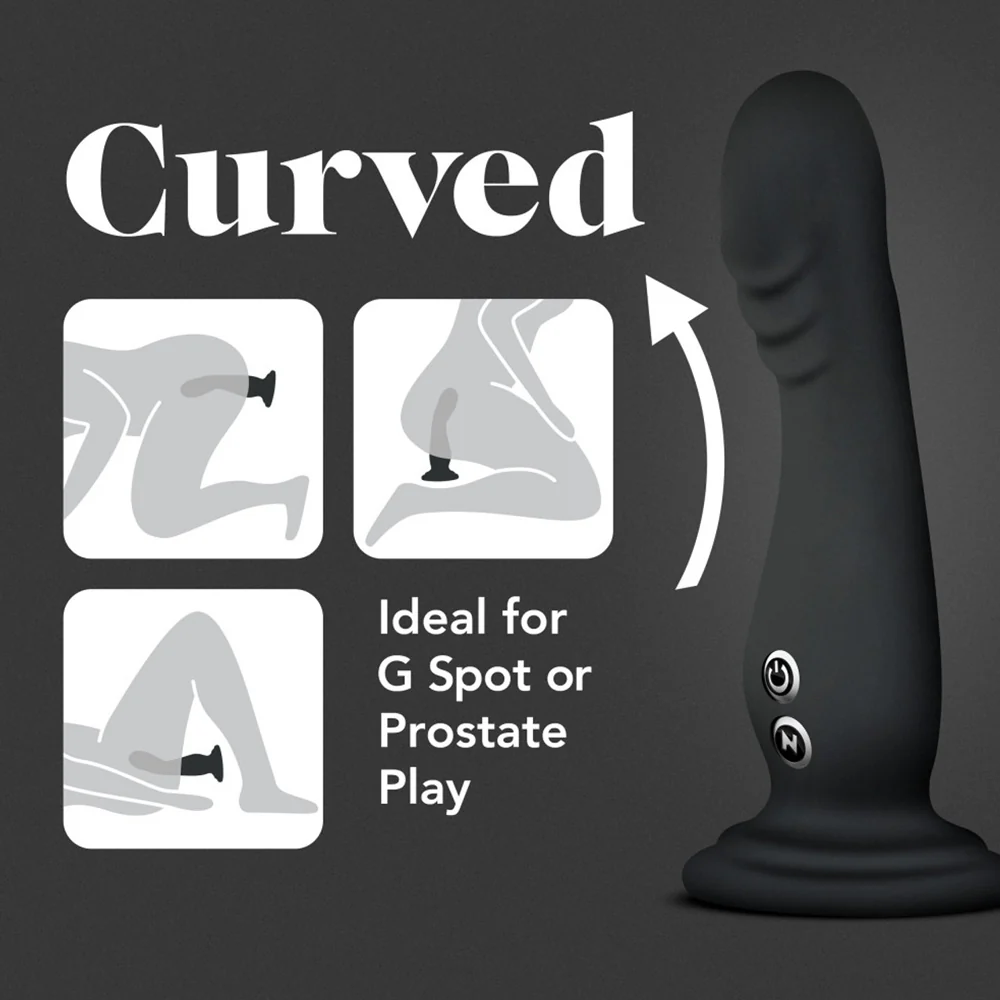 Impressions Amsterdam Vibrating Ribbed Dildo With Suction Cup - Image 4