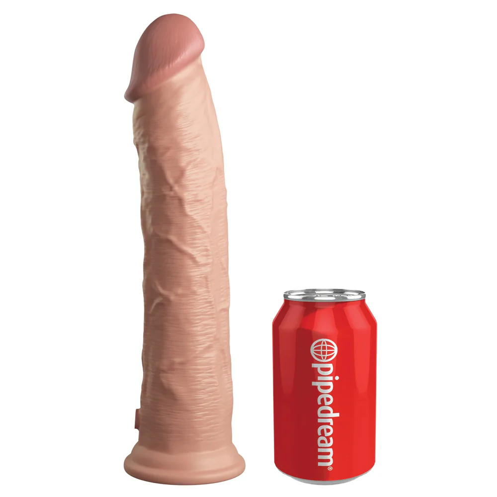King Cock Elite 11" Dual Density Silicone Dildo With Suction Cup - Image 4