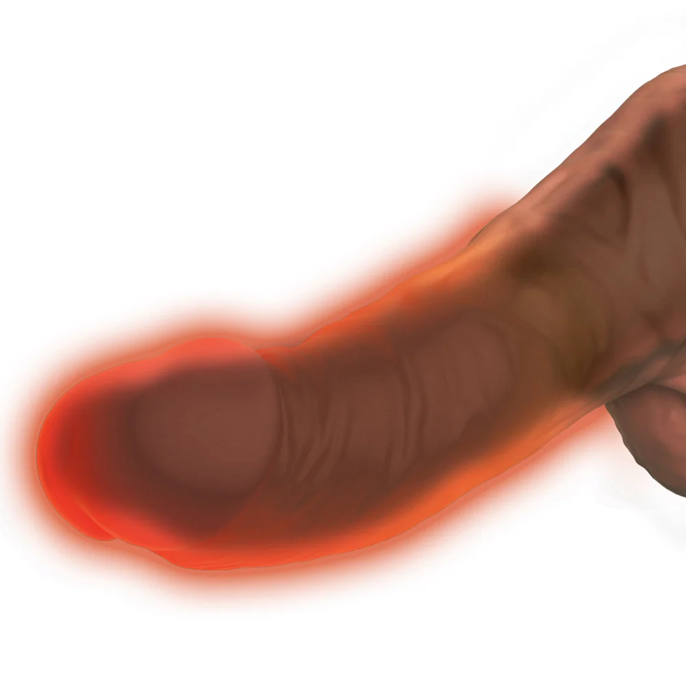 King Cock Plus 7.5" Triple Threat Thrusting, Warming Vibrating Dildo - Image 7
