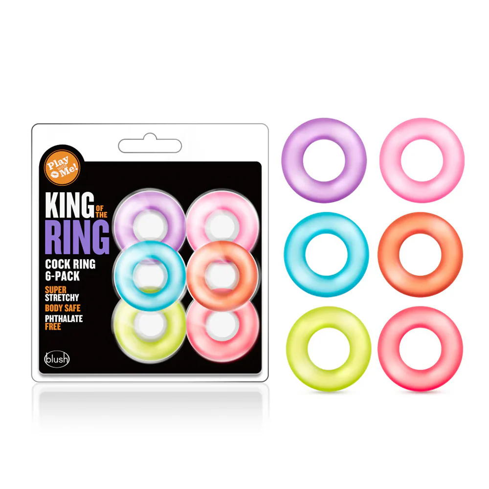 King of the Ring Cock Ring 6-Pack - Image 6