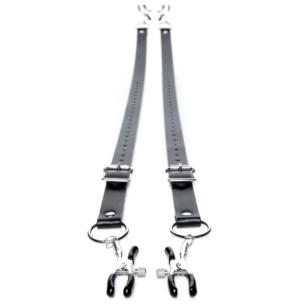 Master Series Spread Labia Spreader Straps With Clamps - Image 5