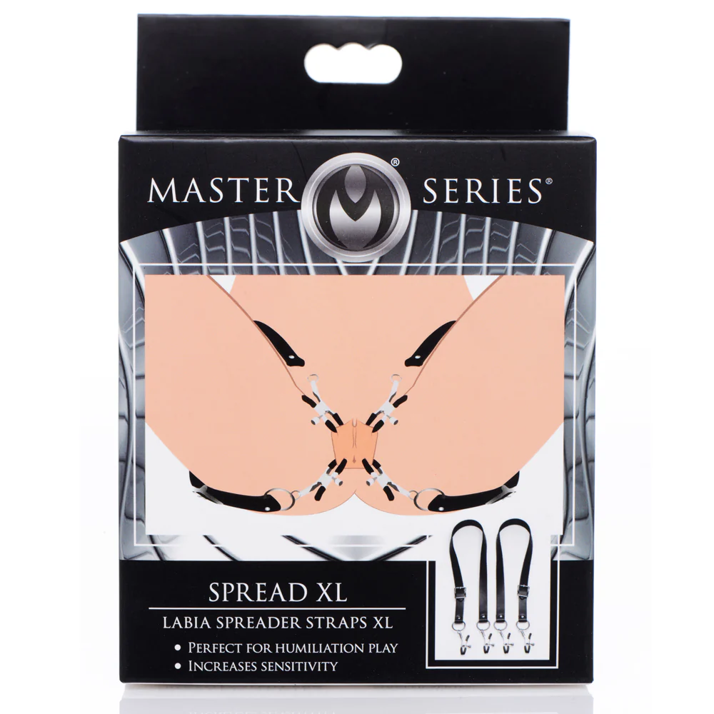 Master Series Spread Labia Spreader Straps With Clamps - Image 7