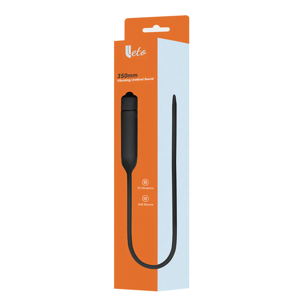 Leto 350mm Extra-Long Vibrating Silicone Urethral Sound - Image 3