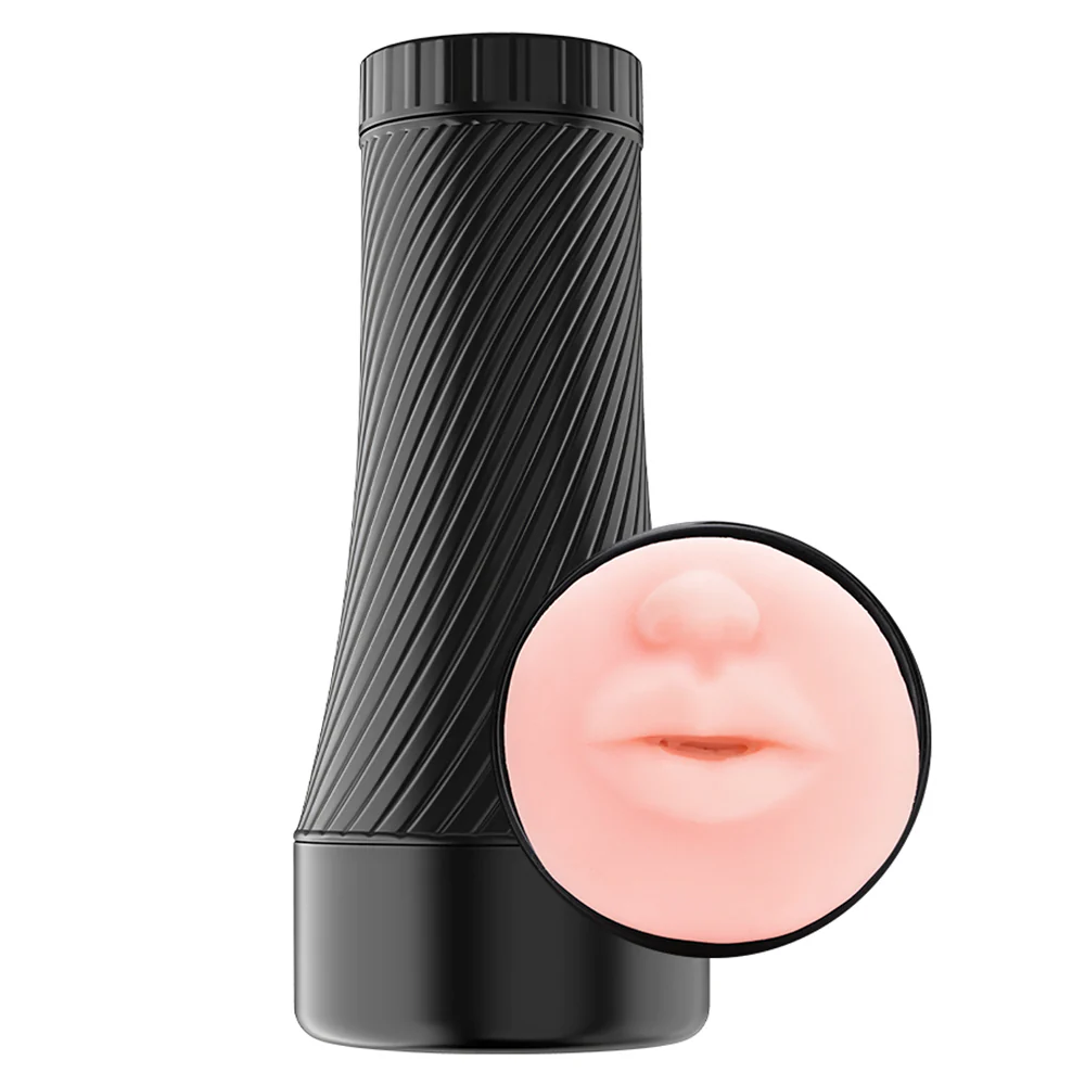 Leto 4.5" Aegis Stroker Realistic Touch Mouth Masturbator