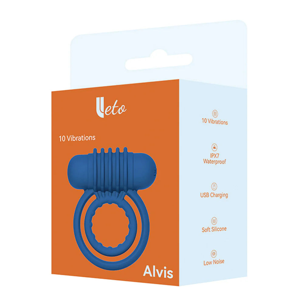 Leto Alvis 10-Mode Vibrating Cock & Ball Ring - Image 5