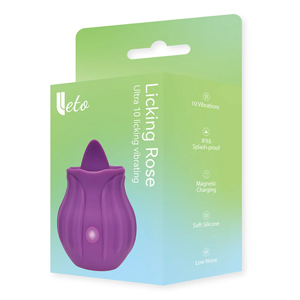 Leto Clitoral Licking Rose Vibrator - Image 5