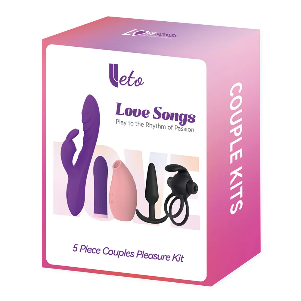 Leto Couples Pleasure Clitoral Suction & Vibrating 5-Piece Kit - Image 3